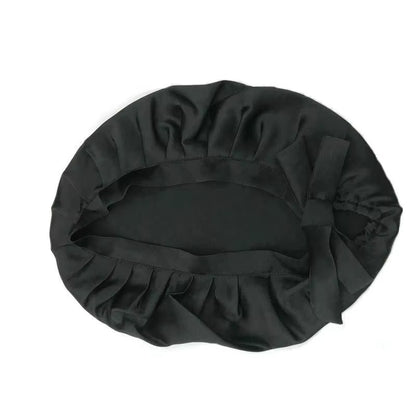 Hot Selling Woman Natural Silk Sleeping Cap Lightweight Breathable Help Sleeping Adult Night Protection Hair Adjustable Cap